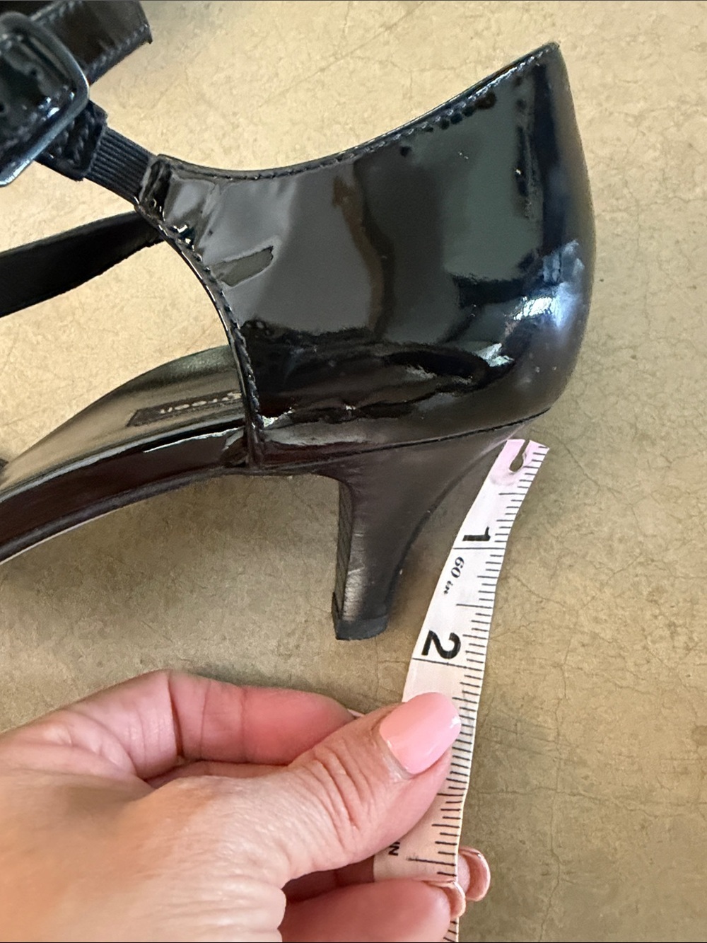 Paul Green heels size 5.5 Black Patent Mary Jane Kitten - Picture 11 of 11